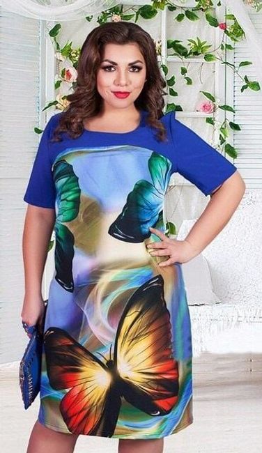 Rochie plus size de damă Tea 1