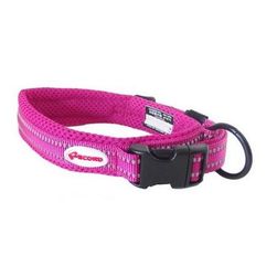 Colier pentru câini Ande reflectorizant roz ZO_250276