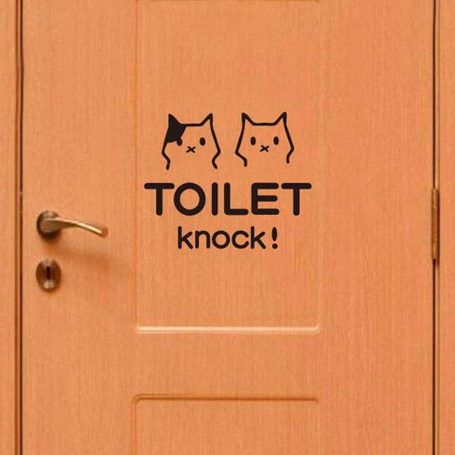 Samolepka na WC - Toilet Knock! 1