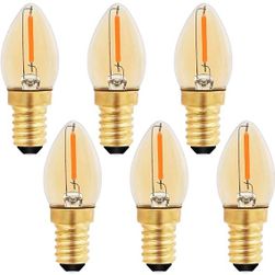 Caldarax - LED žárovka C7 - E14 - vintage žárovka - 0,5 W - 5ks ZO_187737
