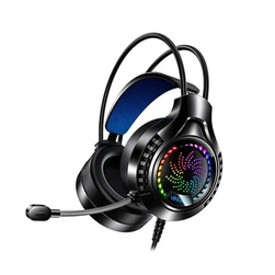 Herní sluchátka Yindaio Q7 s RGB světlem – USB/3,5 MM COMBO, černé ZO_259757