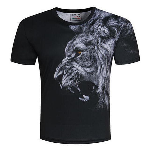 Męska koszulka z lwem 1