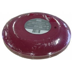 Плитка чиния от твърда пластмаса 25 см 4 бр. - произволен избор на цвят ZO_241054