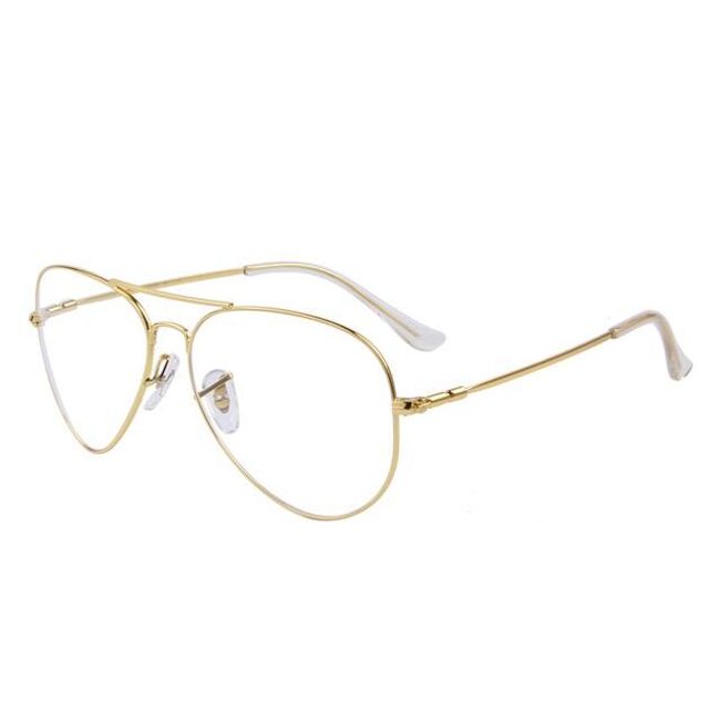 Modne okulary z przezroczystymi soczewkami - 5 kolorów 1