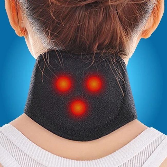 Self-heating tourmaline neck belt Nero 1