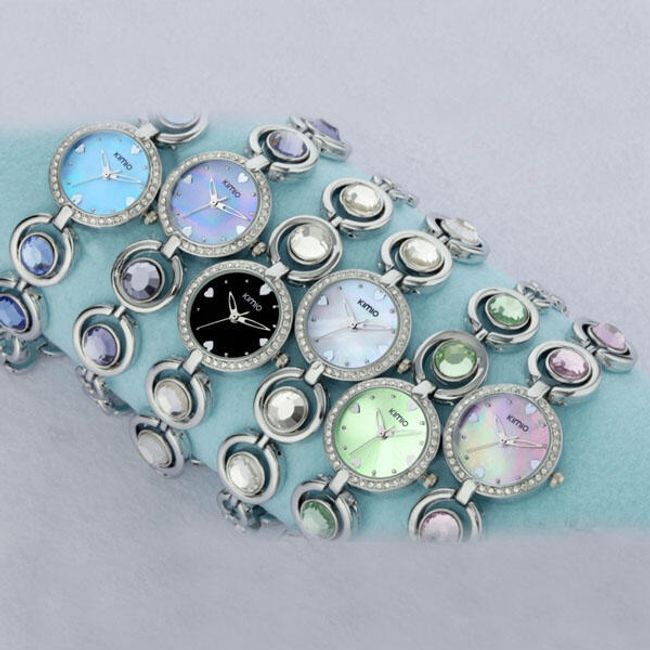 Dámské hodinky s barevnými krystaly - na výběr z 6 provedení 1