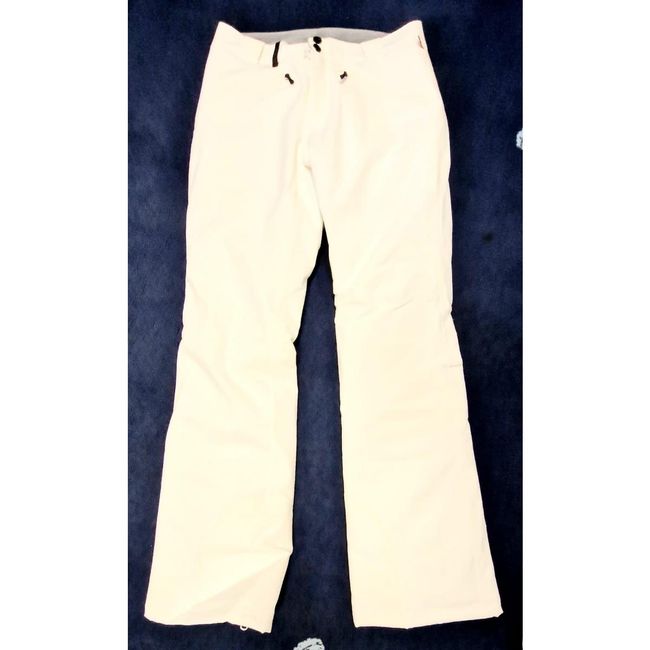 Pantaloni de schi damă Dampezzo - W alb, Culoare: Alb, Dimensiuni țesături CONFECȚIE: ZO_194843-36 1