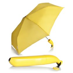 Zložljiv dežnik v obliki banane