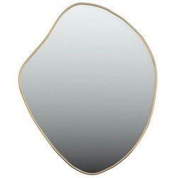 Nástěnné zrcadlo zlaté 50 x 40 cm ZO_358434-A
