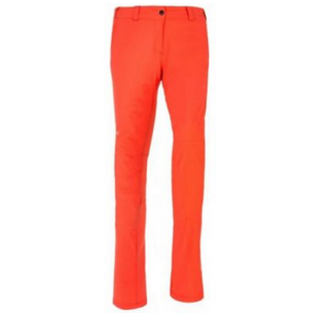 Damskie spodnie trzysezonowe UMBERTA - W pomarańczowy, Kolor: Pomarańczowy, Tekstylia rozmiary KONFEKCJA: ZO_199928-36 1