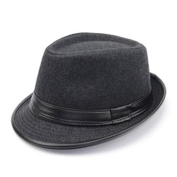 Férfi kalap sötét színben - 4 változat