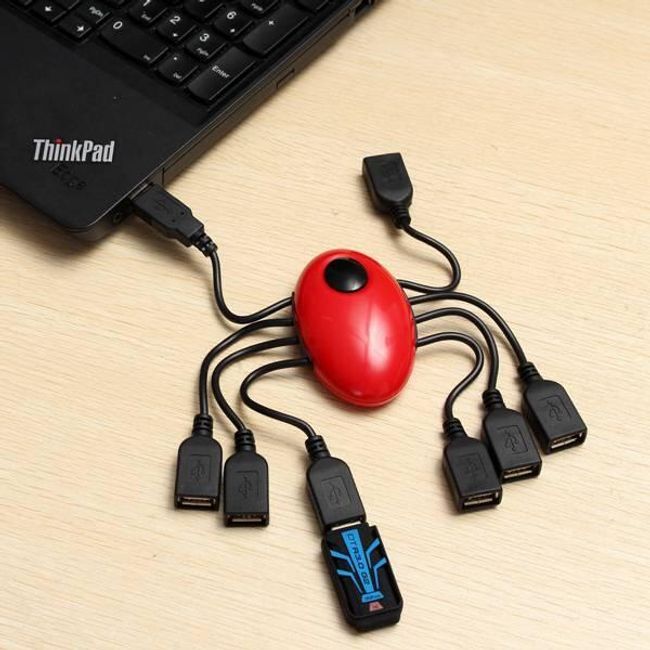 USB hub ve tvaru pavouka - 7 portů 1