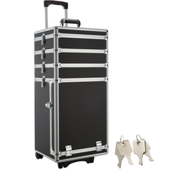 Козметичен куфар с 4 нива черен ZO_400722