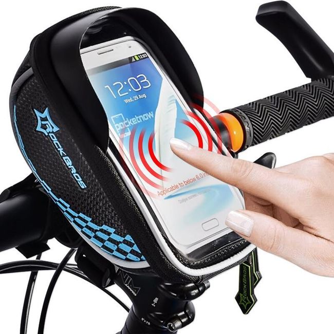 Geantă de ciclism cu slot pentru smartphone 1