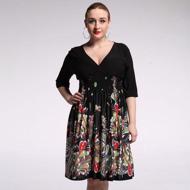 Women´s plus size dress Akacie 1