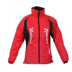 Jachetă bărbătească tip windbreaker pentru bărbați BIKERS, de culoare roșie, mărimi XS - XXL: ZO_55651-XXL