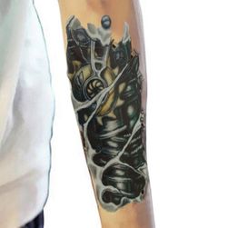 Dočasné tetování - robotická ruka