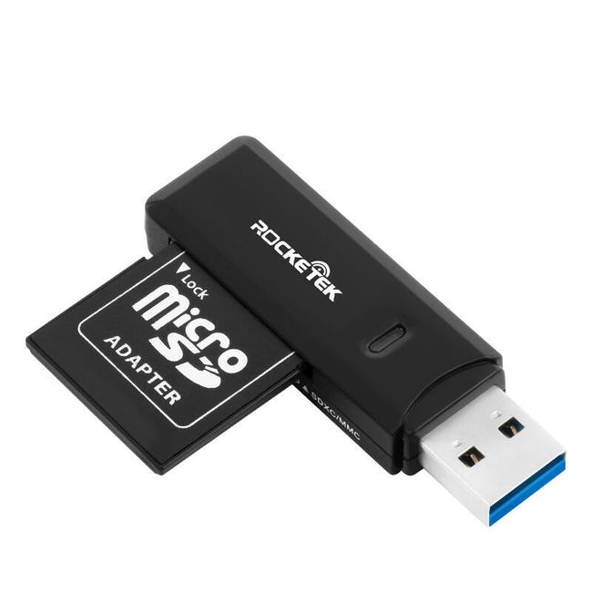 USB čítačka pamäťových kariet s indikačným svetlom 1