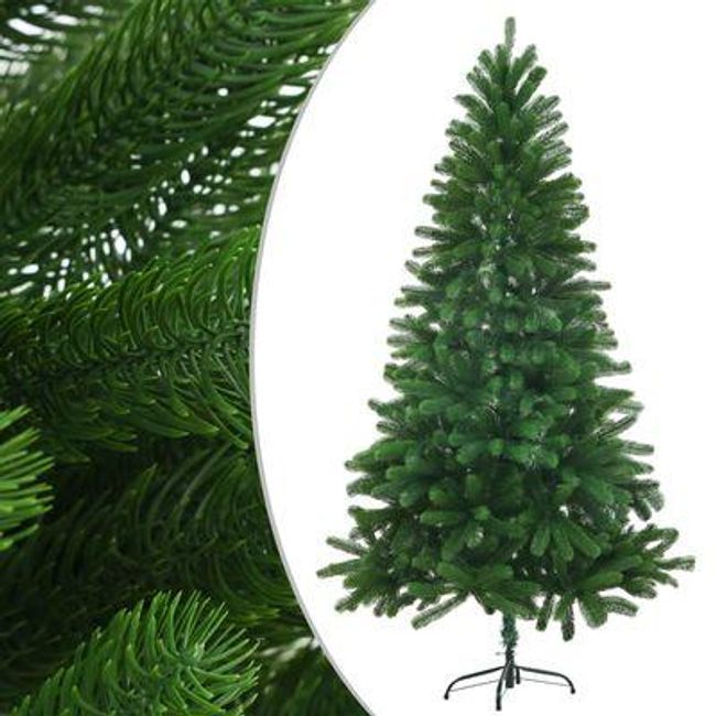 Изкуствена коледна елха с реалистични иглички 150 см зелена ZO_344259-A 1