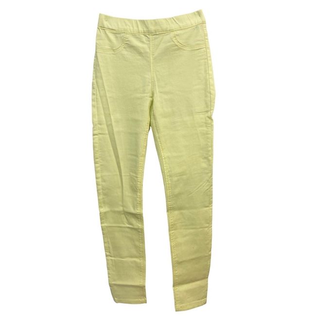 Damskie legginsy jeansowe - żółty, Rozmiary XS - XXL: ZO_7e36137c-0436-11ee-a171-8e8950a68e28 1