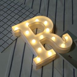 Glow in the dark LED light letter Starex