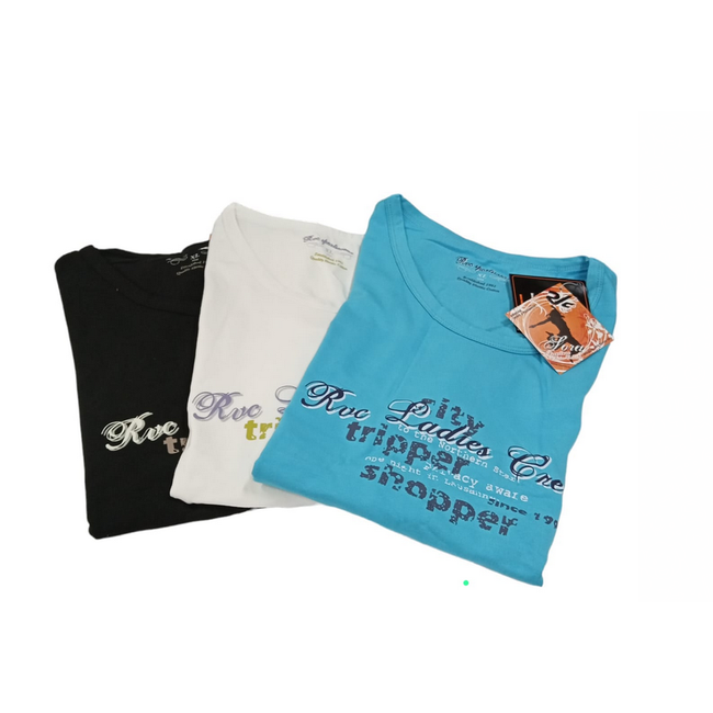 T-shirt damski SORA - niebieski, rozmiary XS - XXL: ZO_270428-L 1