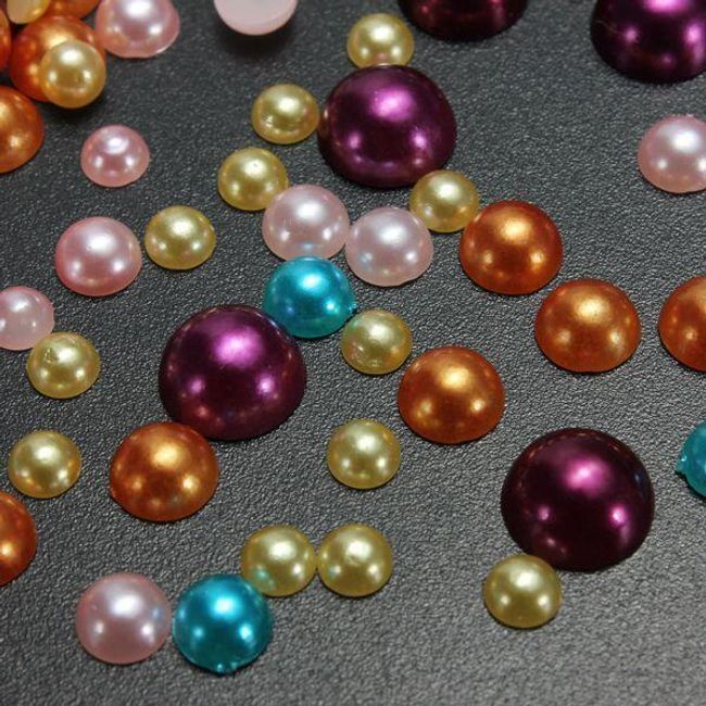 300 kusov farebných nalepovacích perličiek 1