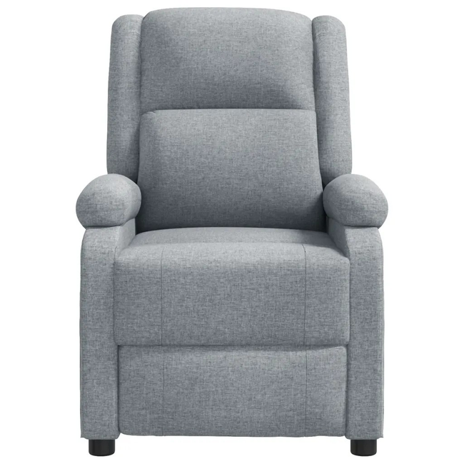 Кресло за облягане светлосив текстил ZO_348435-A 1