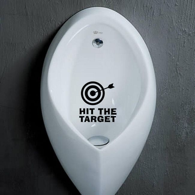 Target, naklejka na toaletę 1