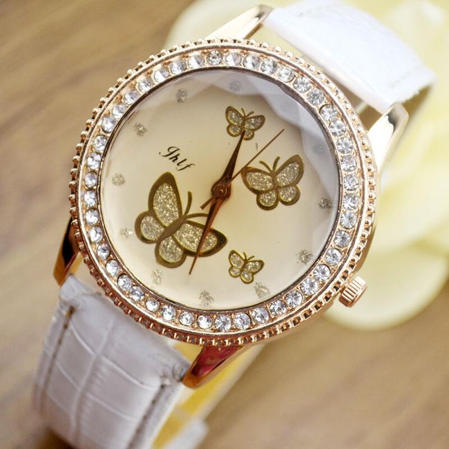 Dámské hodinky s motýlím ciferníkem 1