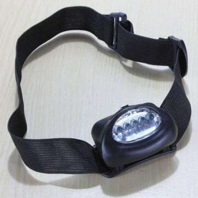 Praktická LED čelovka - 7 módů svícení 1