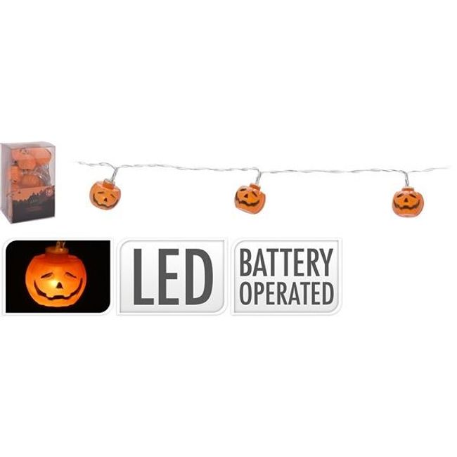LED Světelný řetěz dýně 12 LED 140 cm ZO_PN000210 1