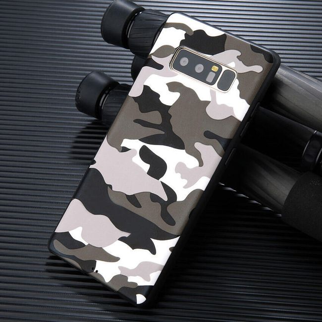 Camouflage fedél a Samsung Galaxy S8 / S8 Plus / Note 8 számára 1