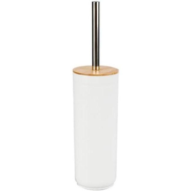 Toaletní štětka - bílá/bambus ZO_252505 1
