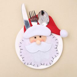 Vánoční kapsa na příbory - Santa Claus