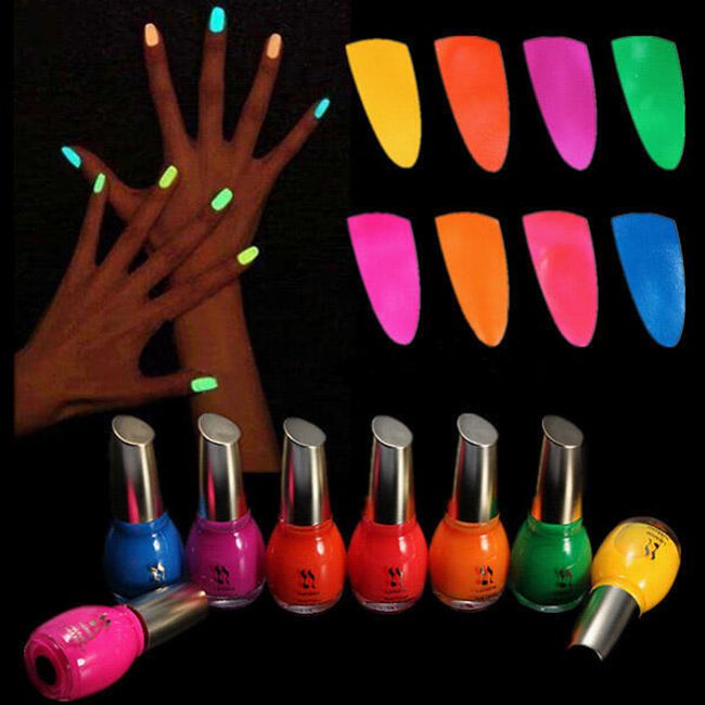 Neonový lak na nehty - na výběr z osmi barev 1