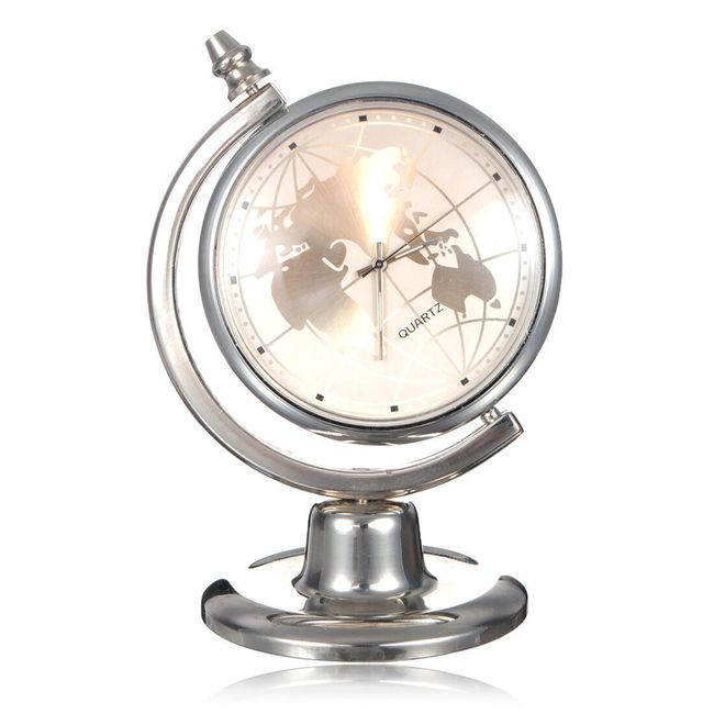 Stolní hodiny v originálním designu - globus 1