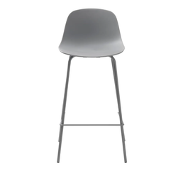 Siva plastična barska stolica 92,5 cm Whitby - ZO_239893