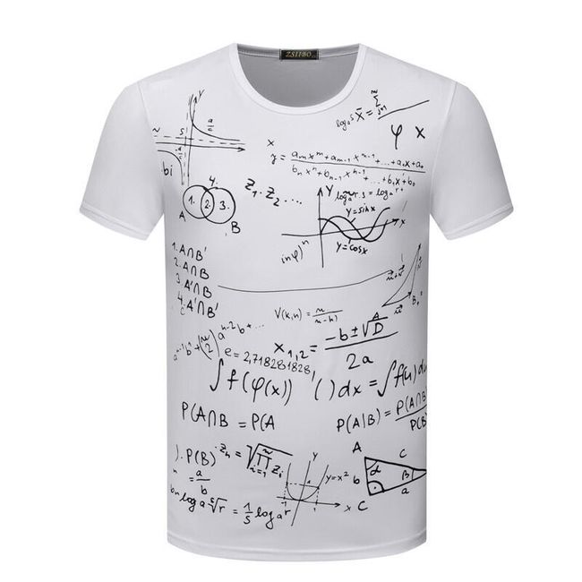 Męska koszulka z krótkim rękawem Math 1