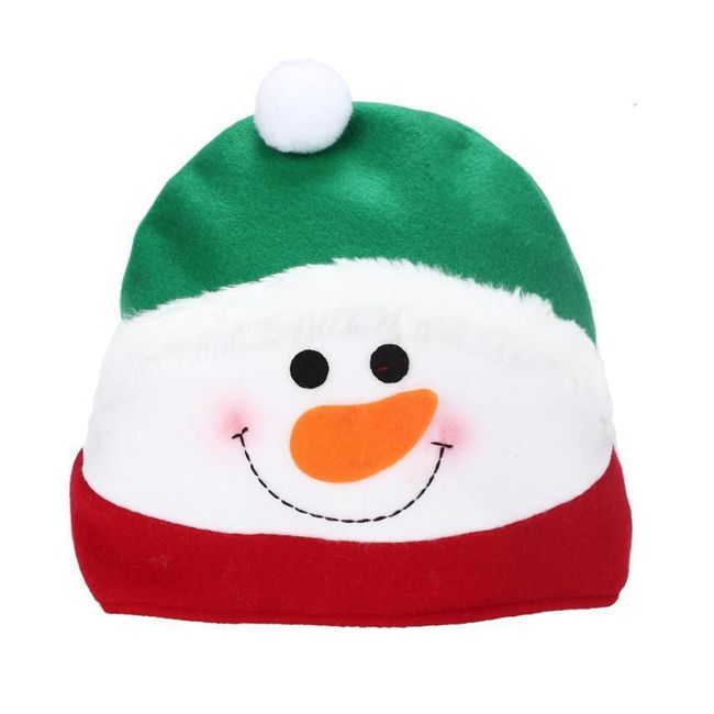 Otroška kapa v obliki snežaka 1