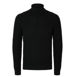 SLHREMY LS - crni muški pulover, veličine XS - XXL: ZO_204269-M
