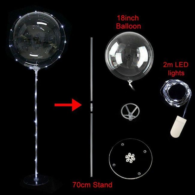 1 set de baloane cu leduri luminoase cu suport de stâlp luminos SS_4000765640364 1