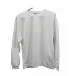 Bijela majica s kapuljačom bez kapuljače, veličine XS - XXL: ZO_270068-M