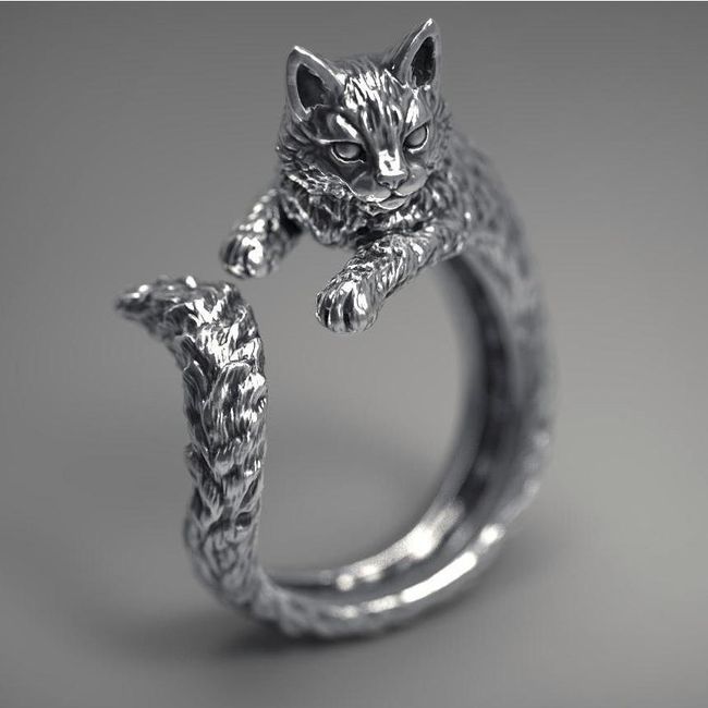 Ženski prsten Cat 1