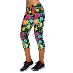 Dámské fitness tříčtvrteční legíny