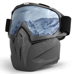 Ski goggles with a mask SKI111