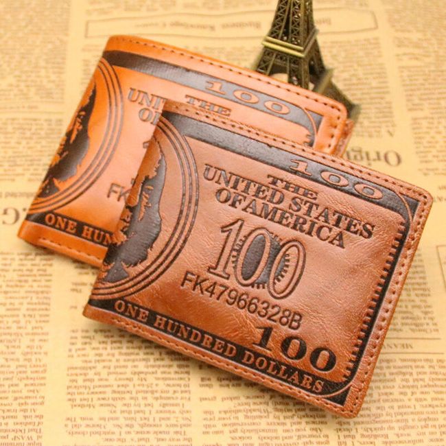 Férfi pénztárca -100 dollár formában 1