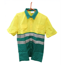 Odsevna majica s kratkimi rokavi - rumena/zelena, Tekstilne velikosti CONFECTION: ZO_271979-44