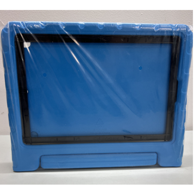 Osłona i stojak na iPada dla dzieci, wstrząsoodporny + stojak, niebieski plastik, iPad Air/Air2 ZO_212963 1