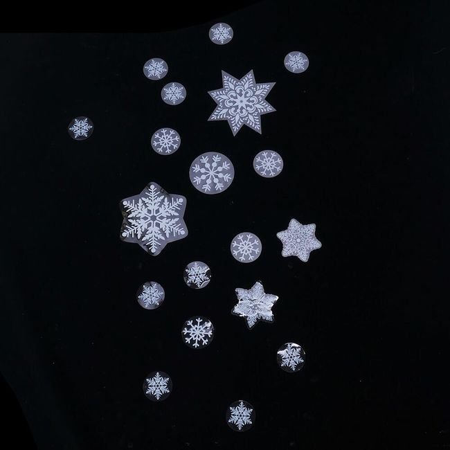 Fulgi de zăpadă decorativi pentru ferestre 1